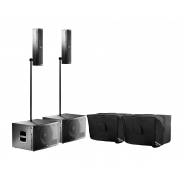 FBT Coppia VERTUS CS1000 con Borse - Impianto Line Array 2000W in RMS