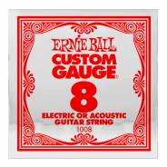 ERNIE BALL 1008 - Corda Singola per Elettrica o Acustica Custom-Gauge (008)