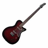 Danelectro Baritone Dolphin Red Burst