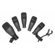 SAMSON DK 705 - Kit 5 Microfoni Professionali per Batteria