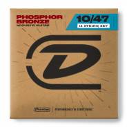 1 Dunlop DAP1047J Acoustic Phosphor Bronze Light Set 12 