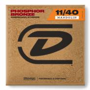 1 Dunlop DMP1140 Medium Set 8 Corde per Mandolino Phosphor Bronze 