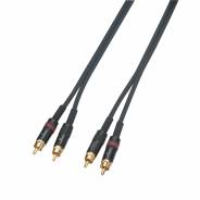 0 SOUNDSATION WM-2RCA2RCA15 - Cavo Adattatore Wiremaster 2 X RCA - 2 X RCA / 1.5 Mt