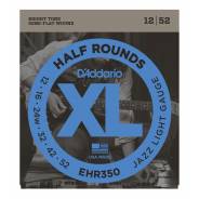 D'ADDARIO EHR350 - Muta per Elettrica Jazz Light Half Round (012/052)