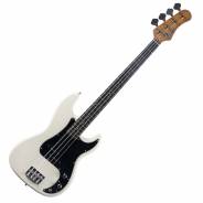 Basso elettrico Eko PB-400 Vintage White vista frontale