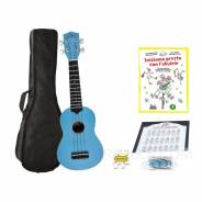 EKO STUDENT PACK Ukulele Soprano Blu con Metodo +CD