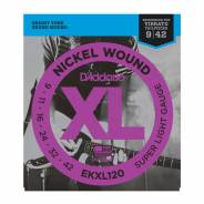 D'ADDARIO EKXL120 - Muta per Elettrica Super Light Rinforzata (009/042)