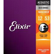 0 Elixir 11052 ACOUSTIC 80/20 BRONZE NANOWEB Corde / set di corde per chitarra acustica