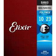 0 Elixir 11650 BANJO NICKEL PLATED STEEL POLYWEB 