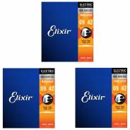 Elixir 12002 Nanoweb Super Light 009/042 (Pack 3)