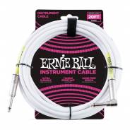 Ernie Ball Cavo per Strumenti Bianco 6mt