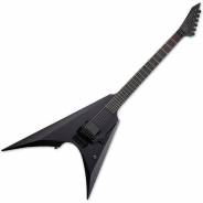 ESP LTD Arrow Black Metal - Chitarra Elettrica Tipo Flying V Nero Satinato