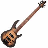 ESP LTD D-5 Black Natural Burst Satin - Basso Elettrico 5 Corde