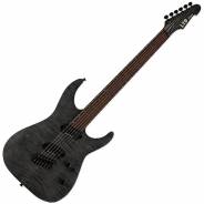 ESP LTD M-1000MS See Thru Black Satin - Chitarra Elettrica Multi-Scala