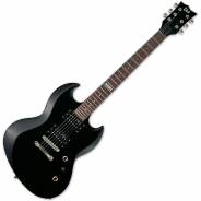 ESP LTD Viper-10 Black - Chitarra Elettrica Diavoletto Tipo SG Nera