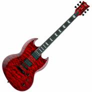 ESP LTD Viper-1000 Tiger Eye Sunburst - Chitarra Elettrica Tipo Diavoletto