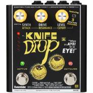 Pedale Eventide KNIFE DROP FUZZ Octave con controlli SYNTH, DRIVE e LEVEL