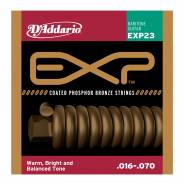 D'ADDARIO EXP23 - Muta per Acustica Coated Baritone Medium (016/070)