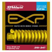 D'ADDARIO EXP36 - Muta per Acustica 12 Corde Coated Light (010/047)