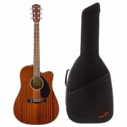 Fender CD-60SCE All-Mahogany con Custodia