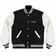 Fender Custom Shop Varsity Jacket Black/White XL