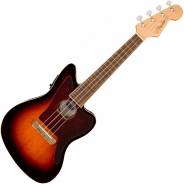 Fender Fullerton Jazzmaster Uke, Walnut Fingerboard, Tortoiseshell Pickguard, 3-Color Sunburst