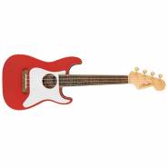 Fender Fullerton Strat Uke Fiesta Red