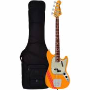 Fender Vintera II 70s Mustang Bass RW Competition Orange