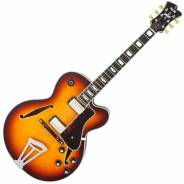 FGN MFA-HH Jazz Burst - Chitarra Semiacustica Serie Masterfield con Astuccio