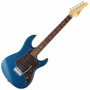 FGN JOS2CLG Old Lake Placid - Chitarra Elettrica Blu Double Cut con Borsa