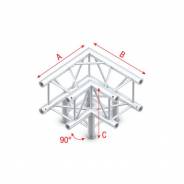 1 Showtec - Corner 3-way 90° - spigolo tagliato a 90° 3 vie