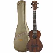 GRETSCH G9100 Soprano Standard Ukulele with Gig Bag Ovangkol Fingerboard Vintage Mahogany Stain