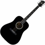 Chitarra Acustica Hagstrom Siljan II Dreadnought Black Gloss