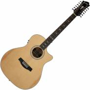 Chitarra 12 Corde Acustica Elettrificata Hagstrom Siljan II Grand Auditorium CE 12 Natural