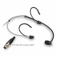 0 SOUNDSATION VISAGE-C01C BK - Microfono Ad Archetto Cardioide, Mini-XLR 3-Pin, Nero