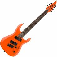 Jackson Pro Plus Series DK Modern HT7 MS, Ebony Fingerboard, Satin Orange Crush