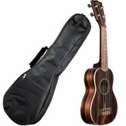 Kala KA-EBY-S Ukulele Soprano Ebano Striped con Custodia