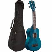 Kala KA-SEMB Ukulele Soprano Exotic Mahogany Blue