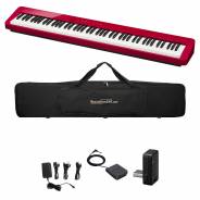 MusicalStore2005 StudioSet per Casio PX-S1100 Red - Piano Digitale 88 Tasti Pesati con Borsa Imbottita, Bluetooth e App Integrata - Design Compatto e Funzionalità Avanzate