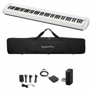 MusicalStore2005 StudioSet per Casio PX-S1100 Bianco - Piano Digitale 88 Tasti Pesati con Borsa Imbottita, Bluetooth e App Integrata - Design Compatto e Funzionalità Avanzate