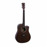 0 SOUNDSATION - Chitarra acustica Dreadnought cutaway elettrificata con finitura open pore satinata