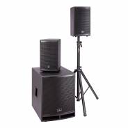 0 SOUNDSATION LIVEMAKER 1521 MIX - Sistema PA 2.1 Portatile Da 1500W Con Mixer 8-Ch, Effetti E Bluetooth