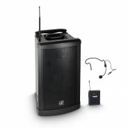 0 LD Systems Roadman 102 HS - Altoparlante PA portatile con cuffia con microfono