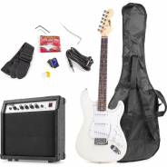 Max Gigkit Pack Chitarra Elettrica con Amplificatore 40W e Accessori