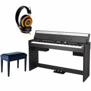 Medeli CDP 5200 BK Set - Pianoforte Digitale Nero / Panchetta / Cuffie