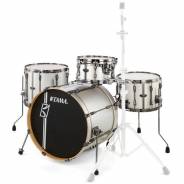 Tama ML40HZBN2 Satin Silver Vertical Stripe - Batteria Acustica Quattro Pezzi - Limited Edition