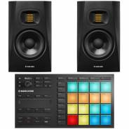 Native Instruments Maschine Mikro MKIII con Coppia Adam T5V