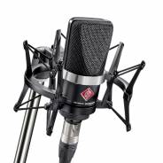 Neumann TLM 102 MT Studio Set - Microfono da Studio Nero con Sospensione