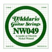 D'ADDARIO NW049 - Singola per Elettrica (049)