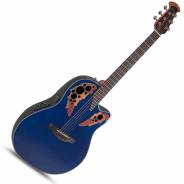 Ovation CE44P-8TQ-G Celebrity Elite Plus Blue Transparent Quilt